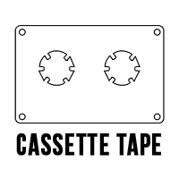 Custom Cassette Tape Stickers skin
