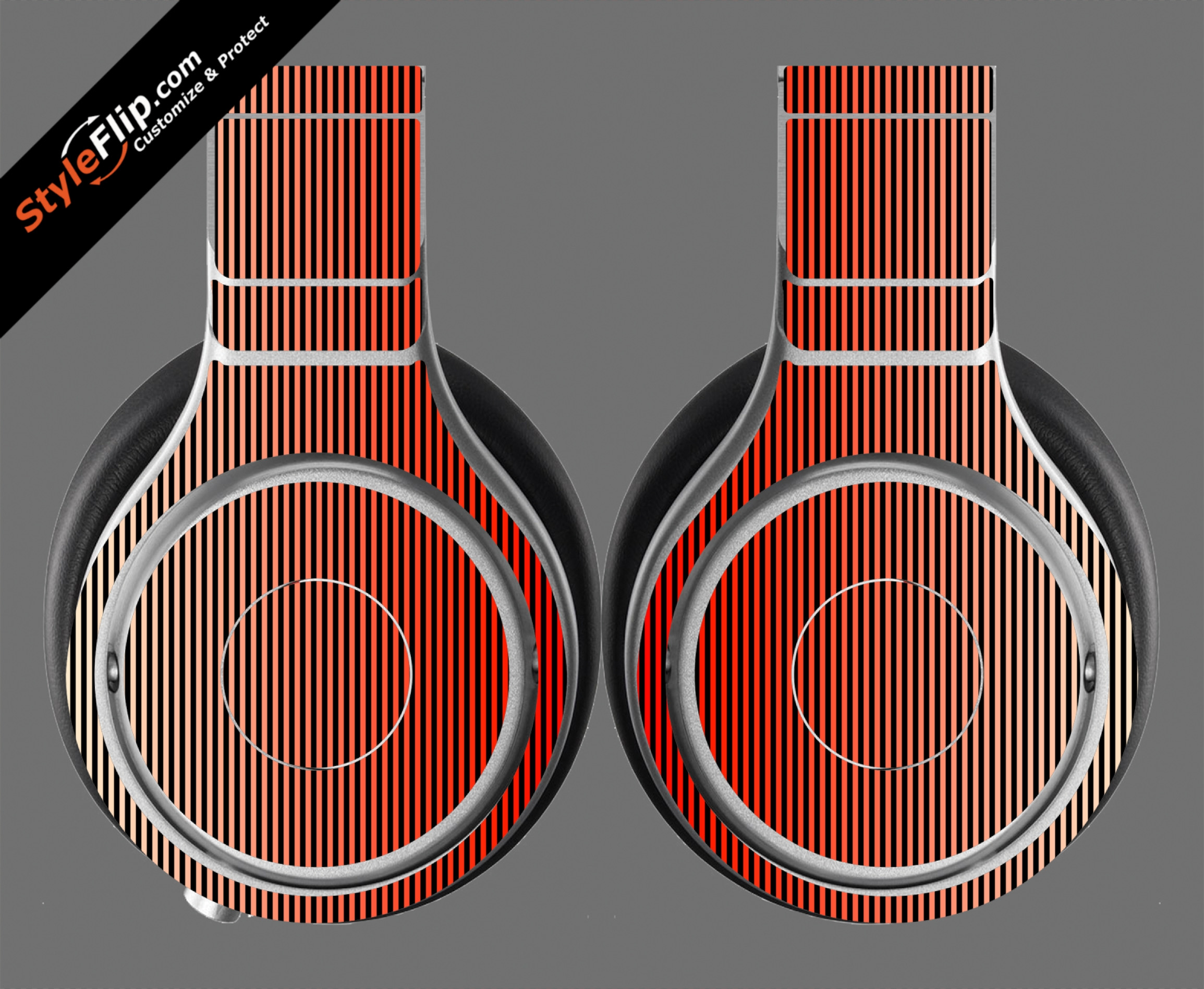 Red Stripes Beats By Dr. Dre Beats Pro Model