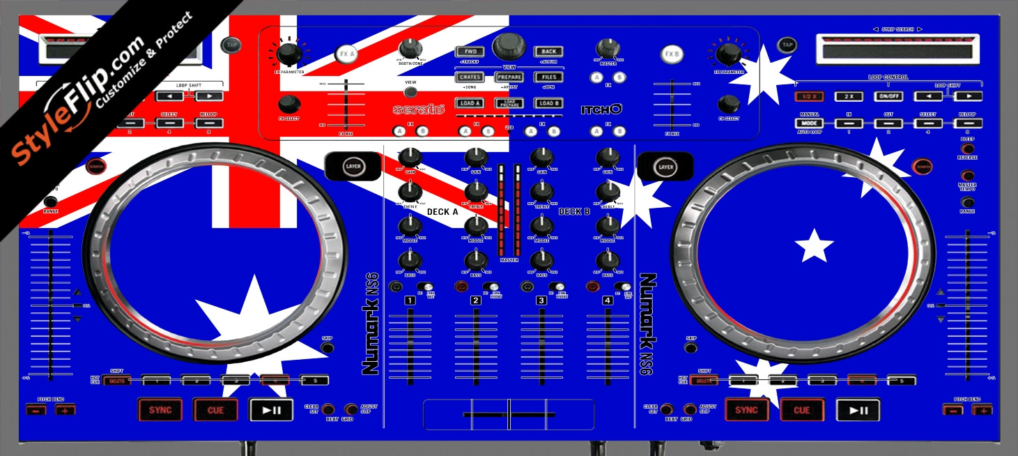 Australian Flag  Numark NS-6