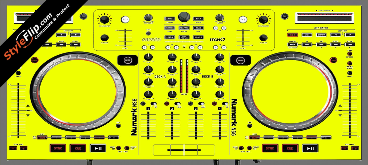 Solid Yellow Numark NS-6