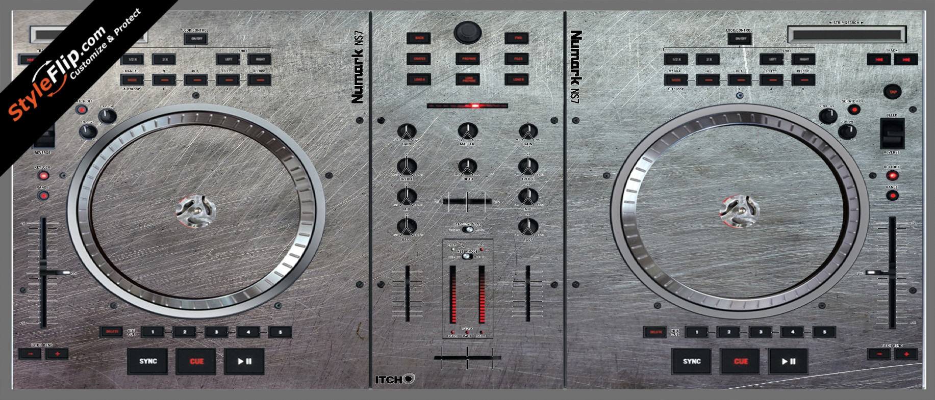 Steel Your Faceplate Numark NS-7
