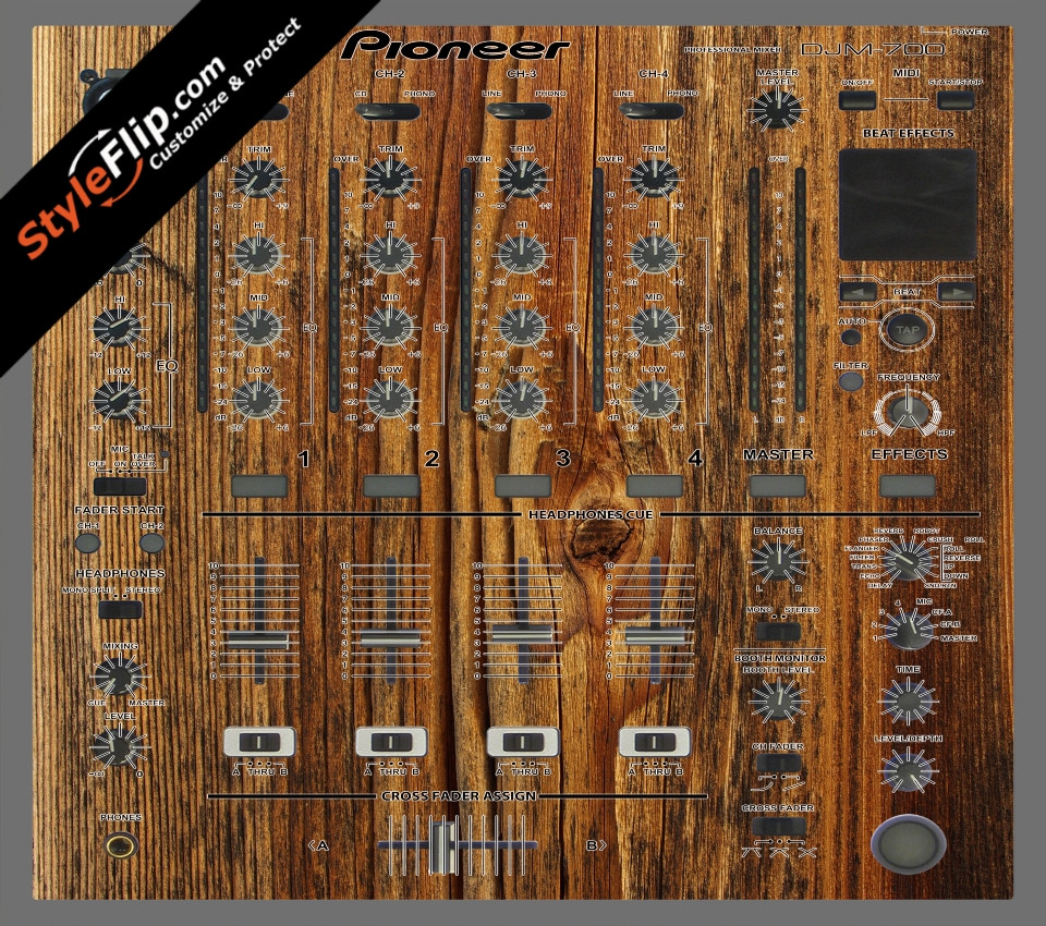 Classic Wood  Pioneer DJM 700