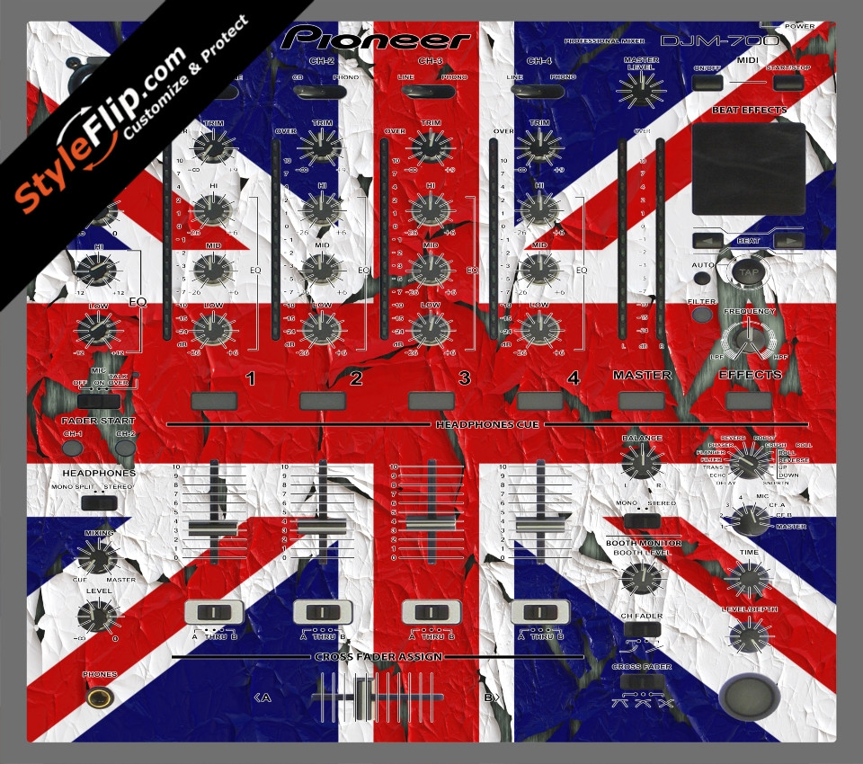 United Kingdom Flag 2  Pioneer DJM 700