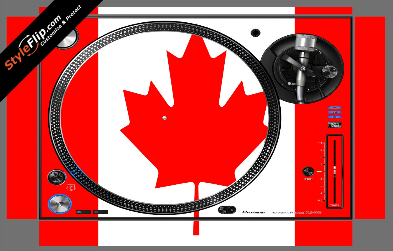 Canadian Flag  Pioneer PLX-1000