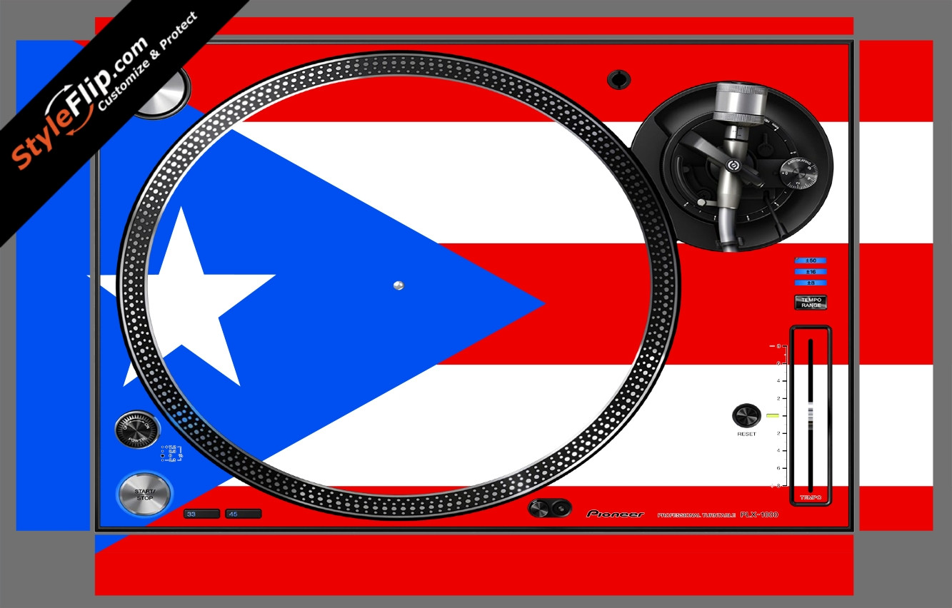 Puerto Rican flag  Pioneer PLX-1000