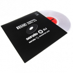 Serato 12" Clear Control Vinyl Record (Includes 1 Pair) Skins Custom Sticker Covers & Decals