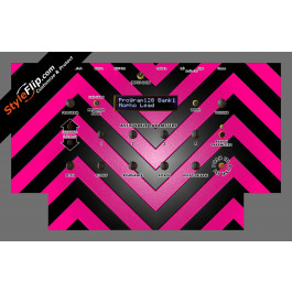 Black & Hot Pink Chevron Dave Smith Instruments Mopho