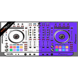 Purple & White Pioneer DDJ-SX2
