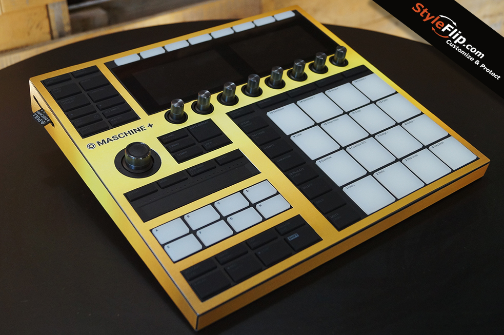 Native Instruments Maschine Plus custom skins, created online by