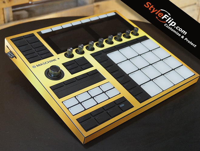 Native Instruments Maschine Plus custom skins, created online by