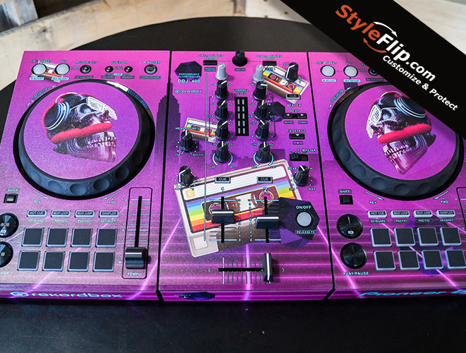 DJ Skins® Pioneer DJ DDJ 400 Skin Smooth Gradienter V1
