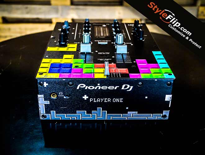 Pioneer DJM-S3 2 Channel Mixer custom skins, created online by