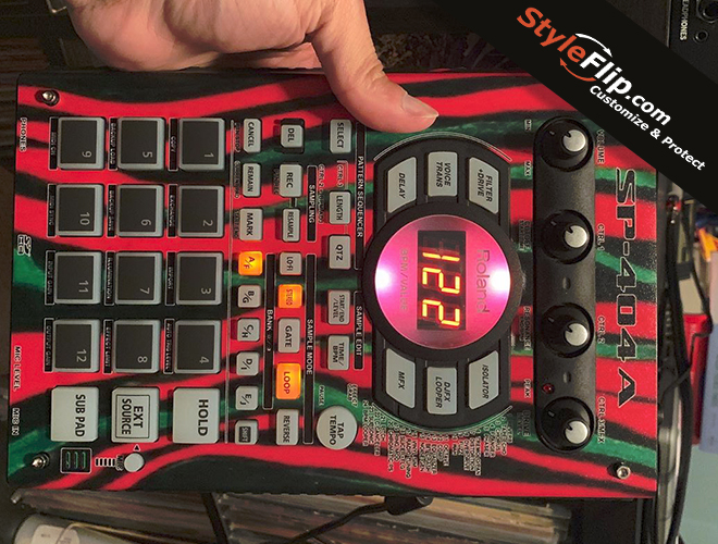 Roland SP-404 SX Skin, Decals, Covers & Stickers. Buy custom skins 