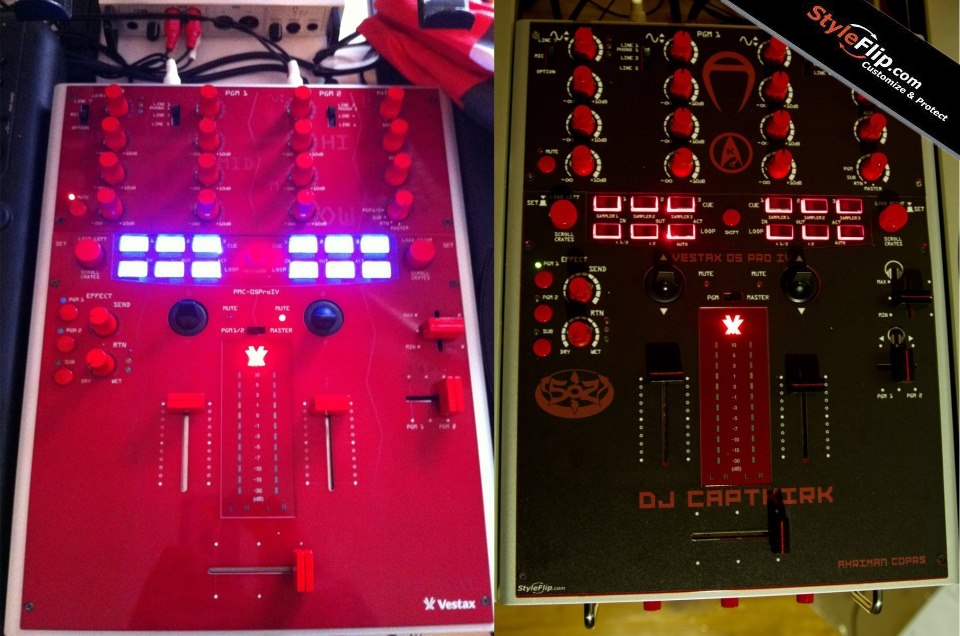 Vestax PMC-05 Pro IV Skin, Decals, Covers & Stickers. Buy custom