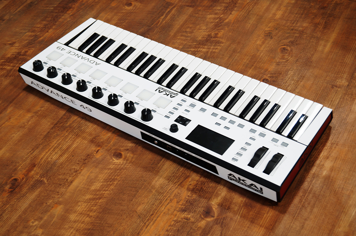 Akai Advance 49 custom skins, created online by