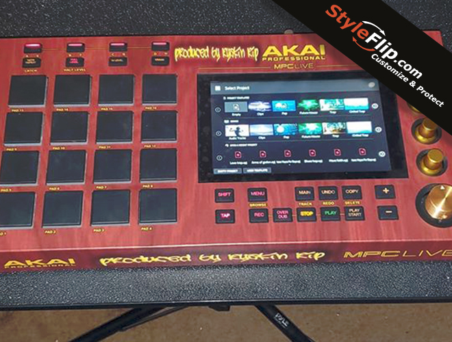 Akai MPC Live Custom Skins Created Online By StyleFlip Com