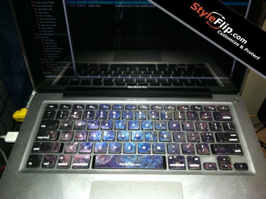 Download Custom Macbook Pro 13" Unibody Keyboard Keys Skin, Decals ...