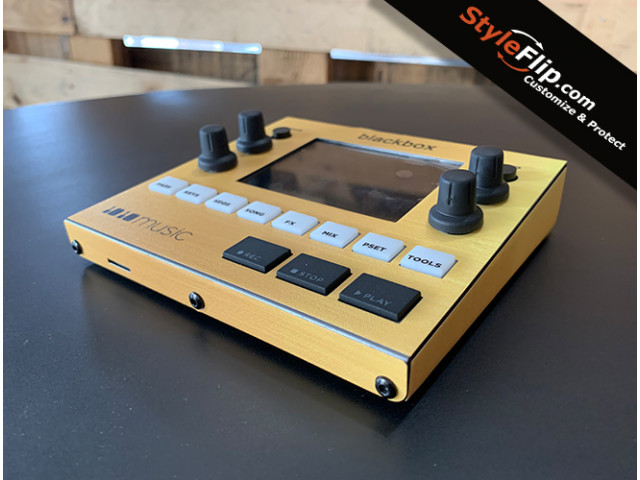 1010Music Blackbox Custom Skin Gold Front