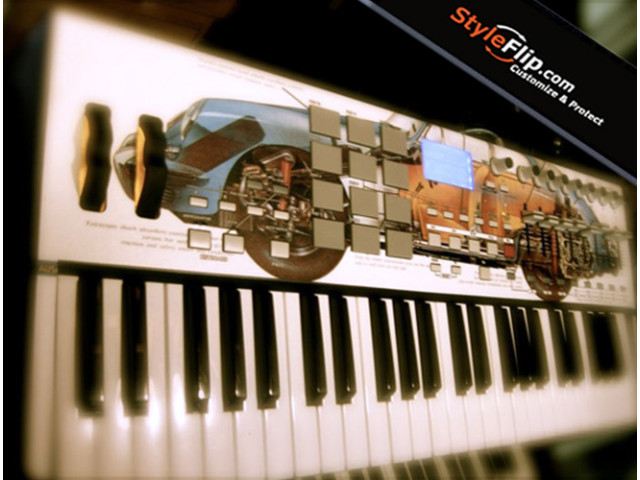 Akai  MPK-49 Styleflip Custom White Skin Car Decal