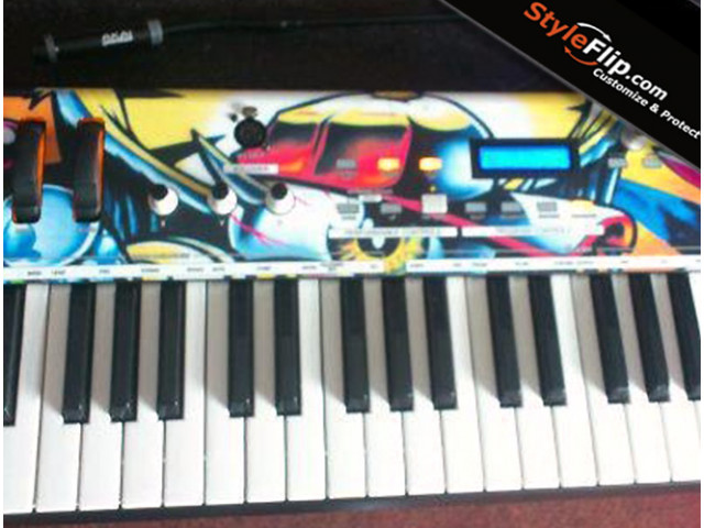 Akai Miniak Custom Styleflip Skin Decal Colorful Graffiti