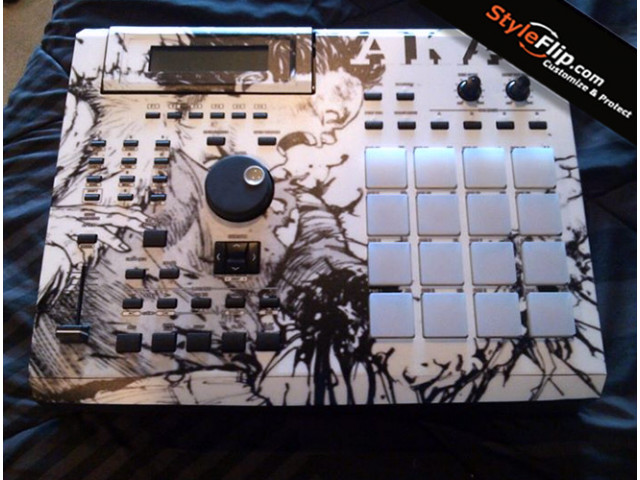 Akai MPC 2000 XL Custom Black & White Character Skin