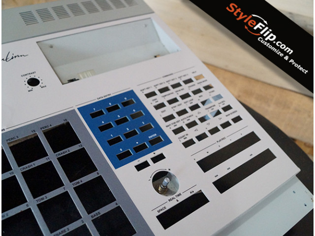 Akai MPC-60 Custom Skins Classic Closeup