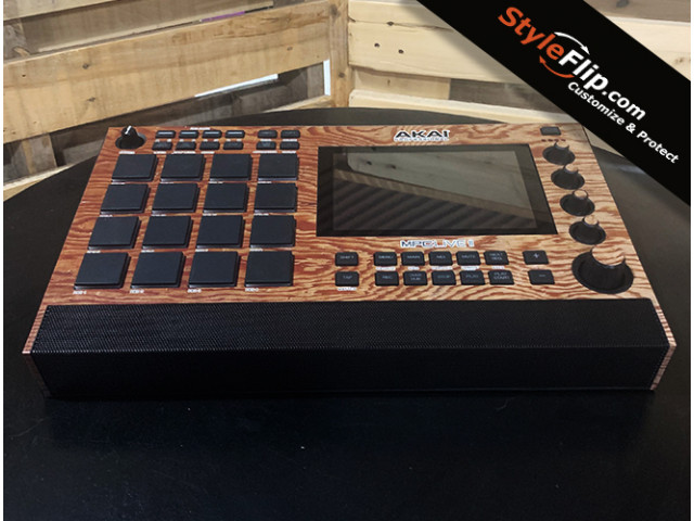 Akai MPC Live 2 Custom Skin Wood 2