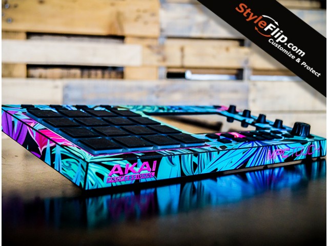 Akai MPC Touch Tropical Skin Angle