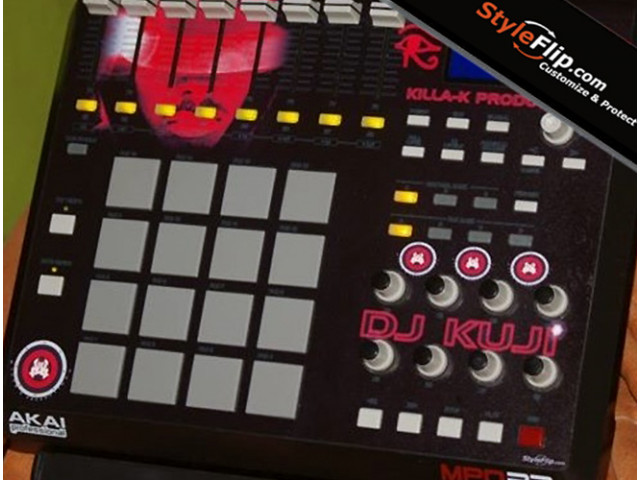 Akai MPD 32 Styleflip Custom Skin Decal DJ Kuji 2