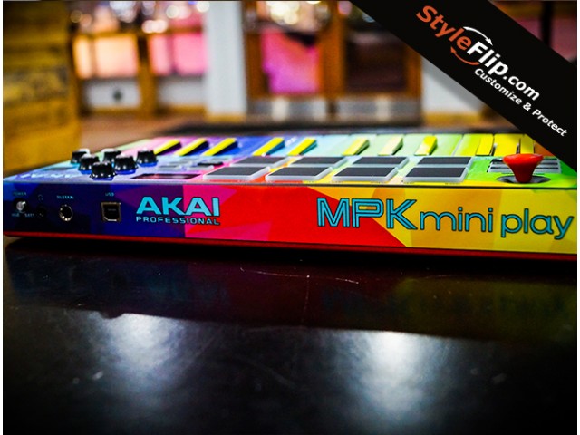 Akai MPK Mini Play Rainbow Back