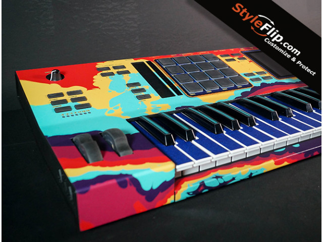 Akai_MPC_Key_61_CustomSkins_TieDye-1