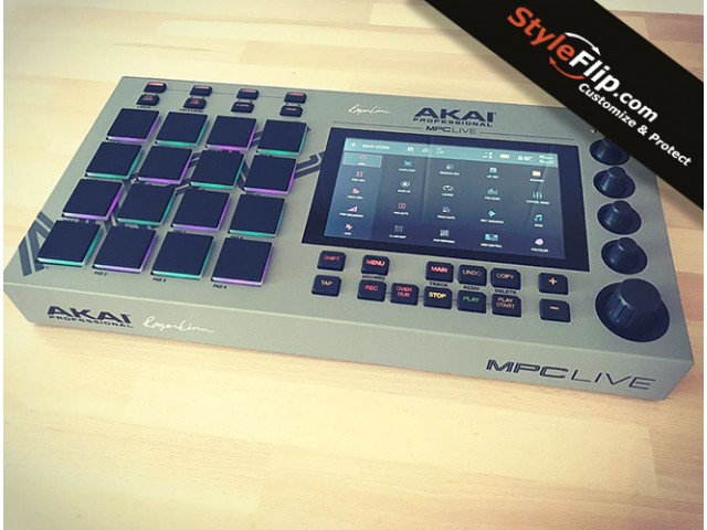 Akai MPC Live Custom Skin Gray Design Decal DJ Gear