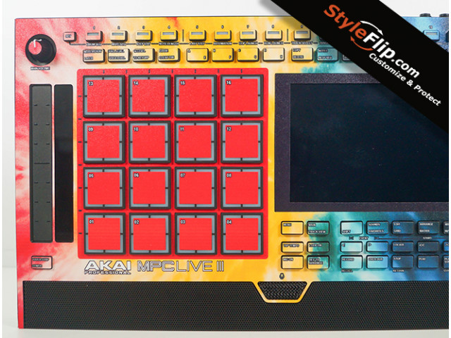 Akai_MPC_Live_III_custom_skins_tiedye