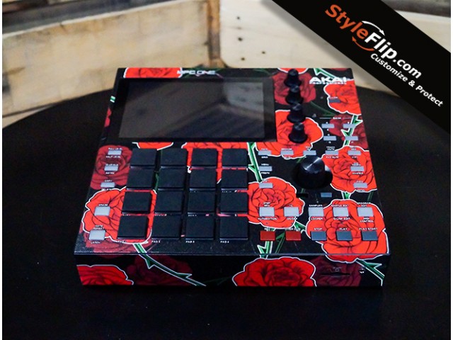Akai MPC One Custom Roses Front 2