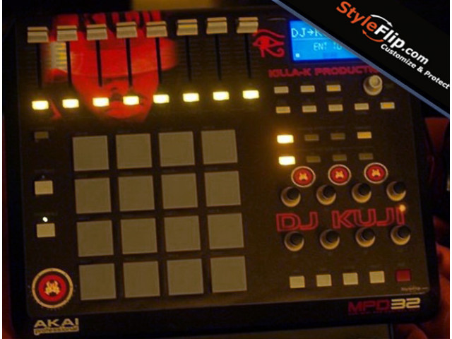 Akai MPD-32 Styleflip Custom Skin Decal DJ Kuji