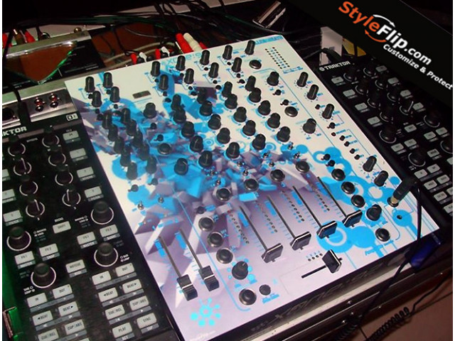 Allen & Heath XONE-92 Styleflip Custom Skin White Blue