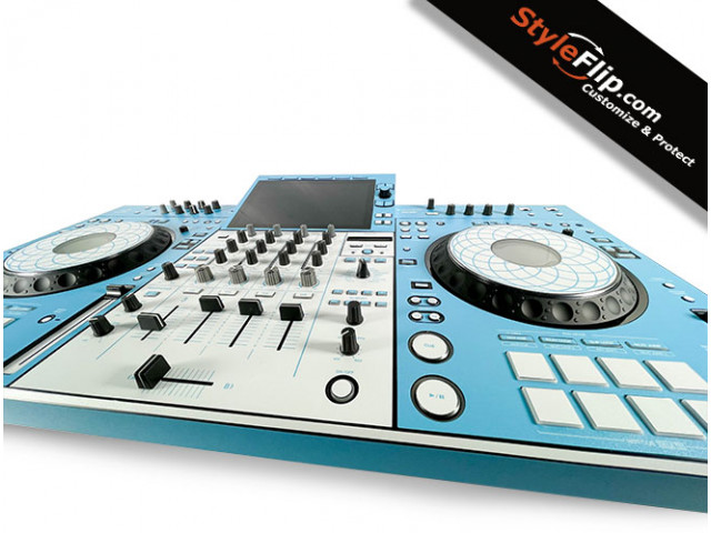 AlphaTheta-XDJ-AZ-custom-skins-BlueWhite-5