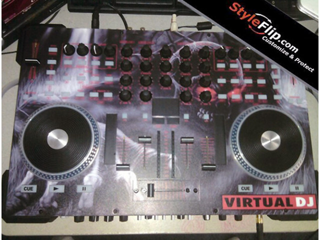 American Audio VMS 4.1 Virtual DJ Abstract Grey Black Red