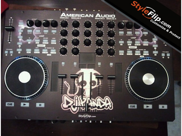 American Audio VMS 4 4.1 DJ Panda Custom Skin Panda Headphone