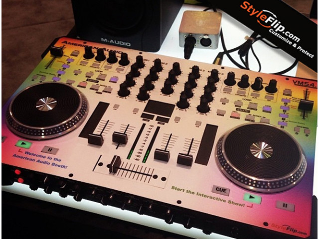 American Audio-VMS4 Styleflip Custom Skin Decal Colorful