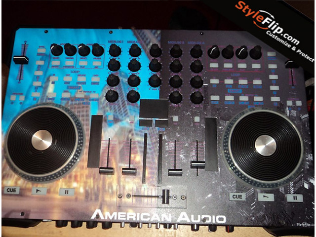 American Audio VMS 4.1 Styleflip Custom Skin Blue