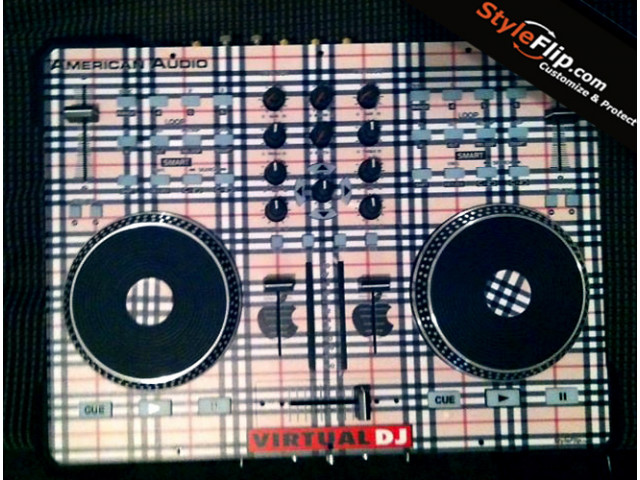 American Audio VMS-2 Styleflip Custom DJ Skin Plaid