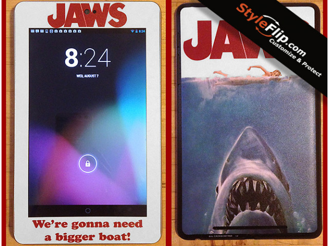 Apple iPad Jaws Shark Custom Styleflip Skin Decal