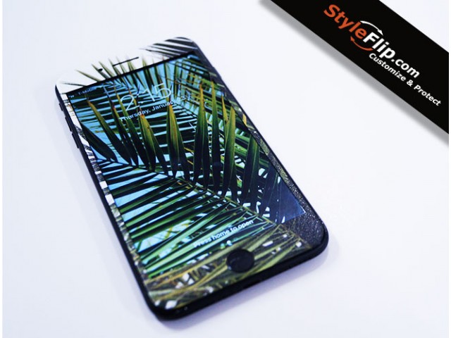 Apple iPhone Plant Fern Green Design StyleFlip DJ Skin Custom Decal 3