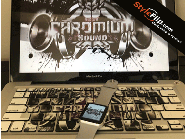 Apple MacBook Pro Keyboard Skin Decal StyleFlip Speakers Custom