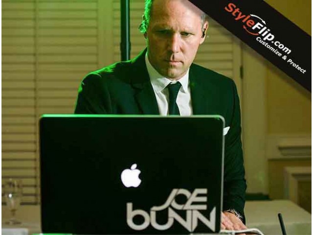 Apple MacBook Pro Skin StyleFlip Decal Joe Bunn Black