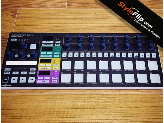 Arturia Beatstep Pro Custom Black Minimal Clean Skin