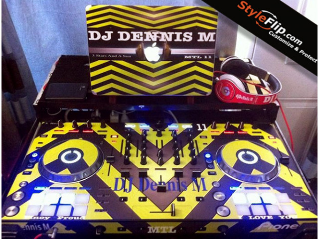 Beats & Pioneer DDJ SX Styleflip Custom Skin Decal DJ Dennis