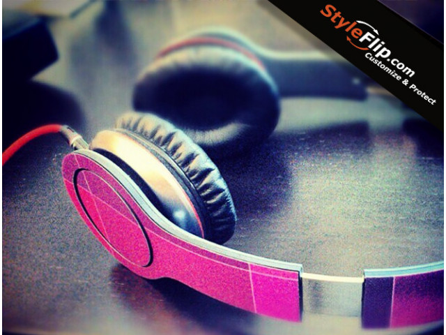 Beats by Dre Custom All Pink Headphone Styleflip Skin