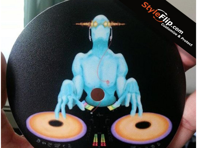 Blue Man Record Label DJ Vinyl Styleflip Custom Skin